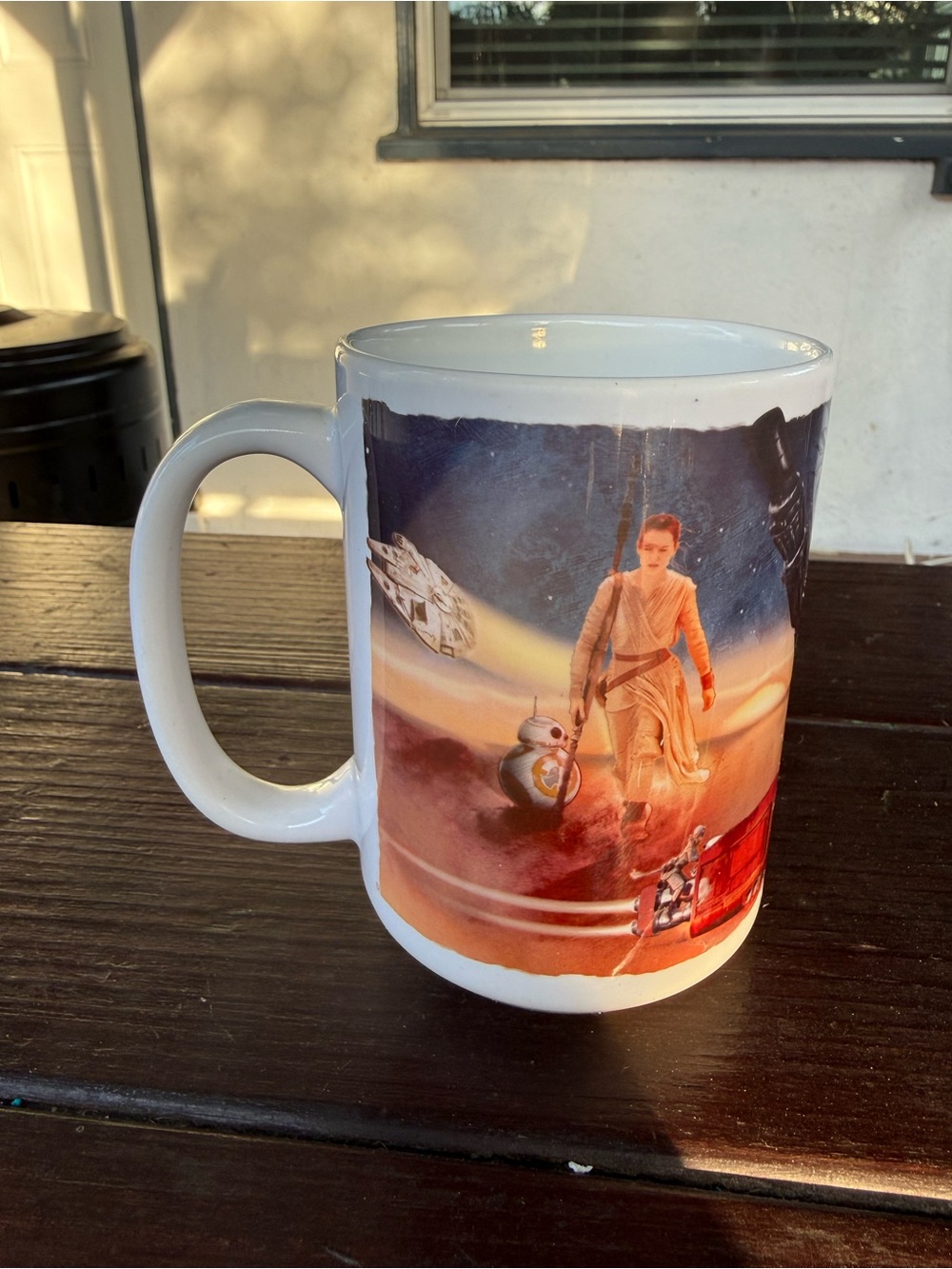 Star Wars: The Force Awakens Rey & Finn ceramic coffee mug